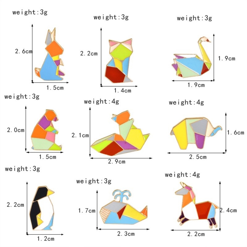 ‼️5 for $25‼️Mini Geometric Penguin Enamel Pin - Picture 4 of 5